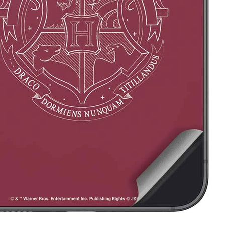 Wizarding Worlds Harry Potter Hogwarts Crest Galaxy S25 Skin